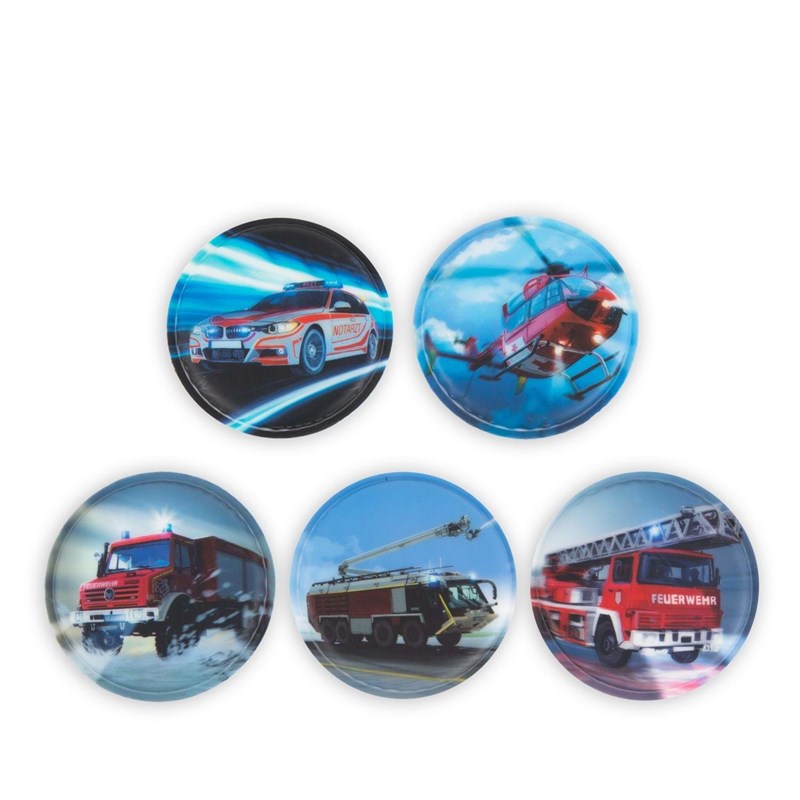 Ergobag Badge Kletties Fire Service Blå/rød