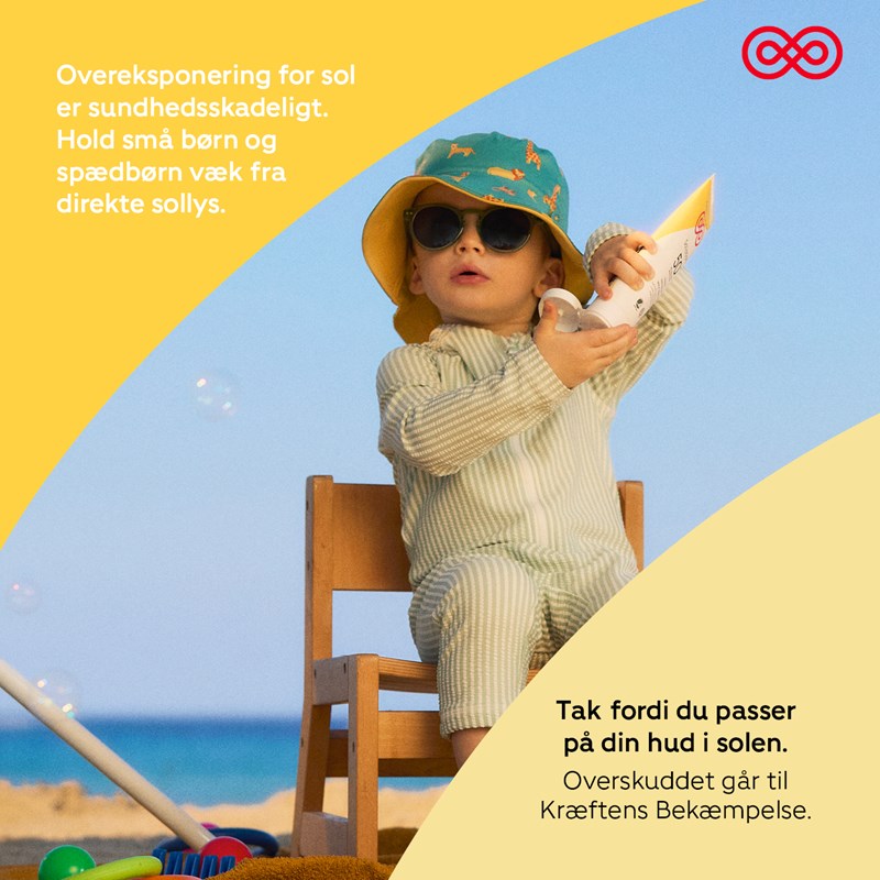 Kræftens Bekæmpelse Ansigtssolcreme SPF50 Hvid 9