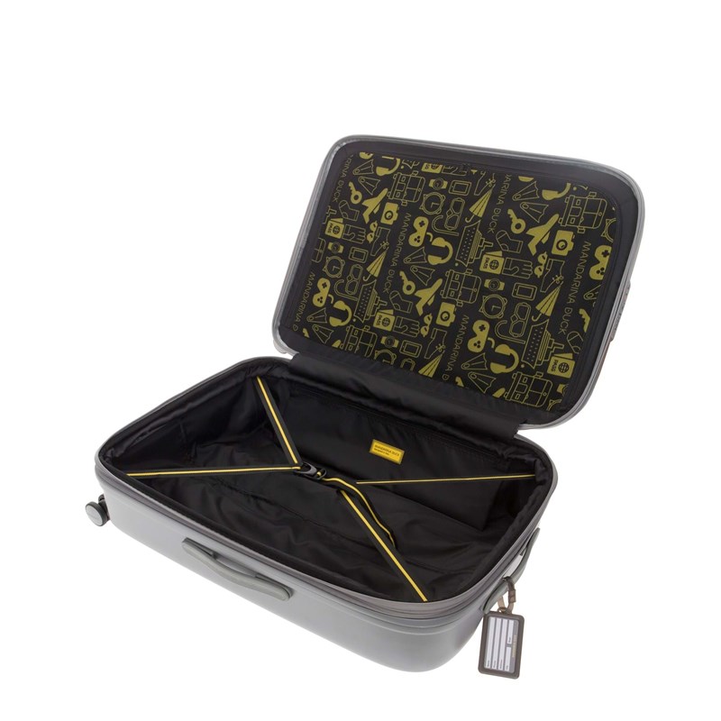 Mandarina Duck Kuffert Logoduck Sølv 75 Cm 3