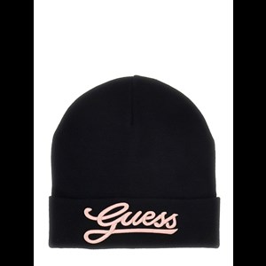 Guess Mössa Beanie Str L Svart/rosa