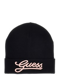 Guess Mössa Beanie Svart/rosa Str M 1