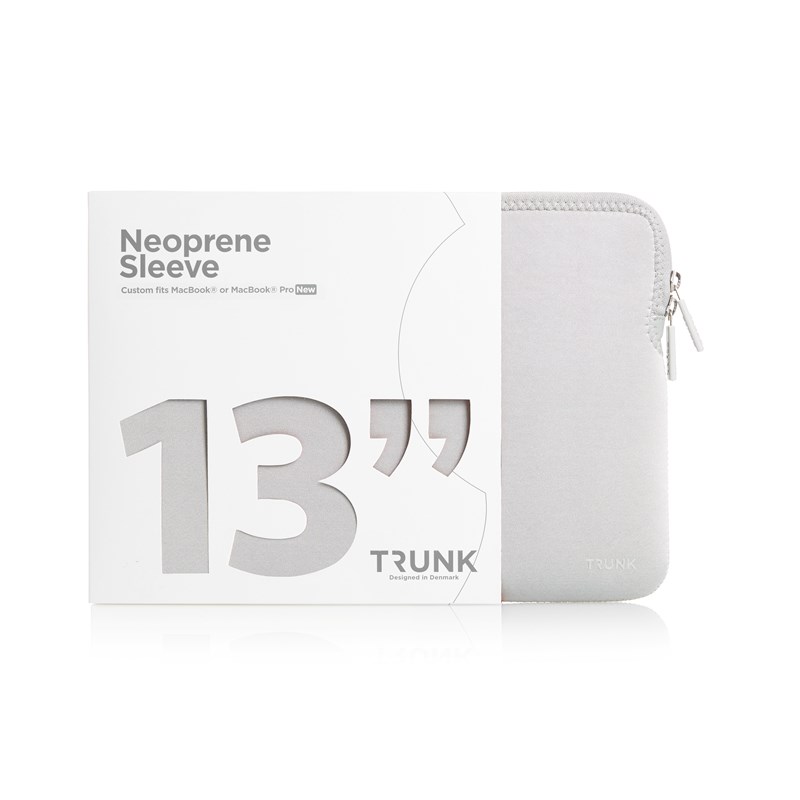 Trunk MacBook Pro Air Sleeve Sølv 13" 2