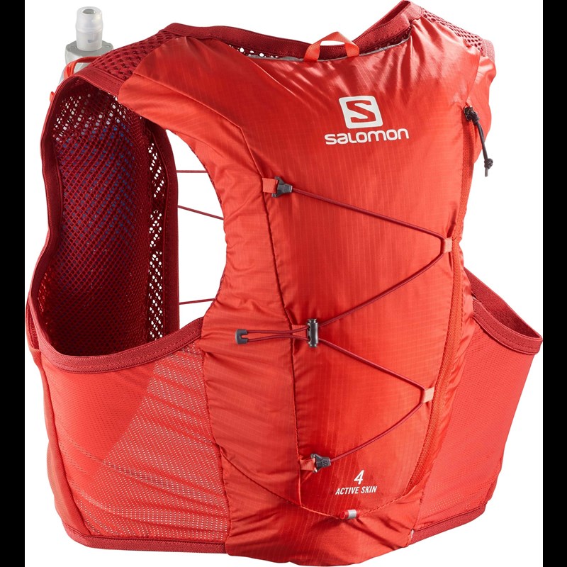 Salomon Løbevest Active Skin 4 Set Rød/rød Str L 1