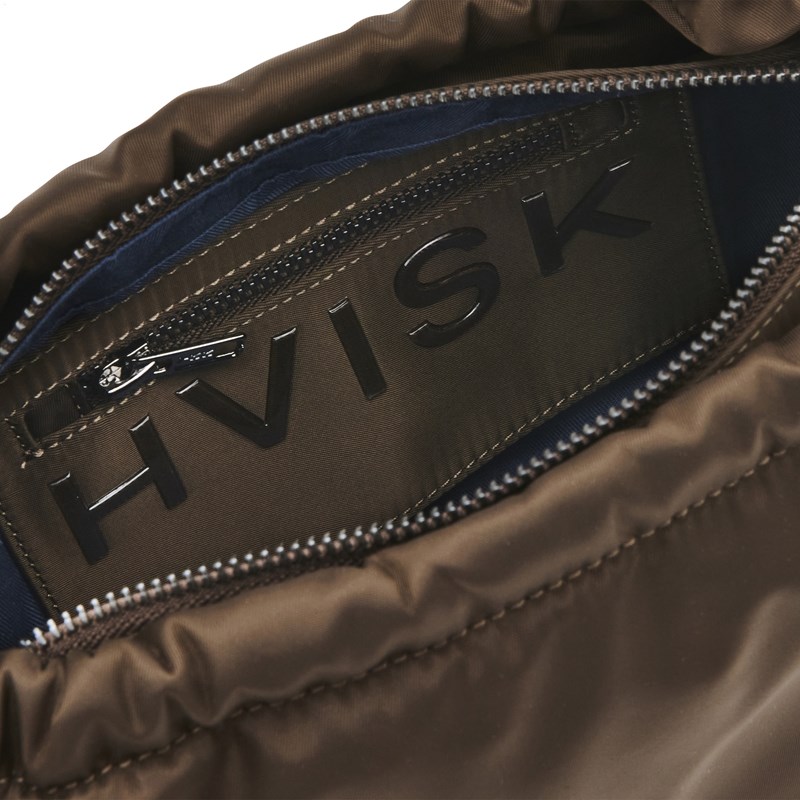 HVISK Skuldertaske Arcadia Twill Brun 3