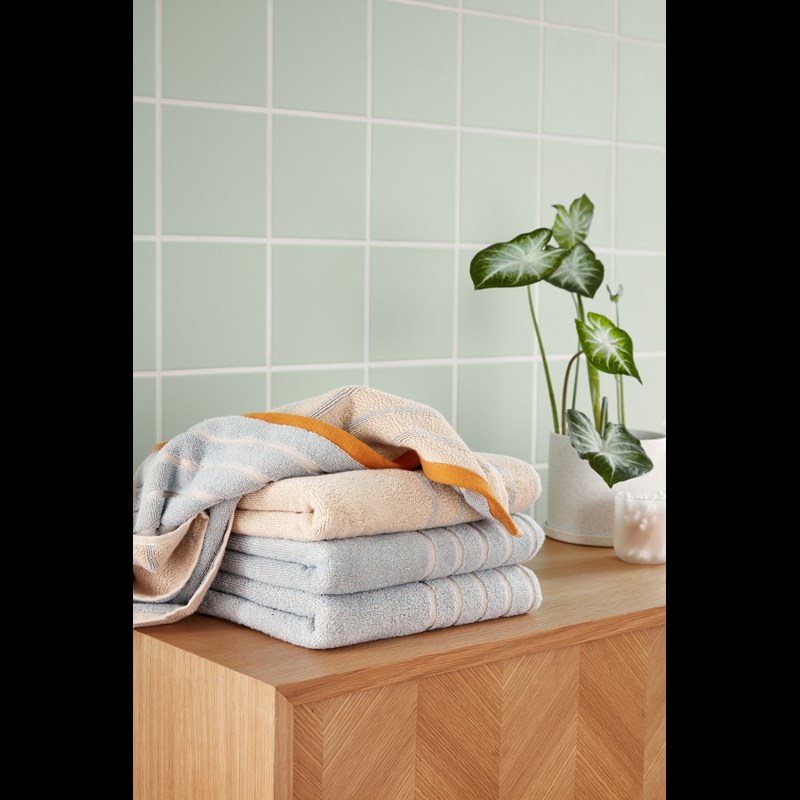 Hübsch Håndklæde  Lyseblå 50x100 5