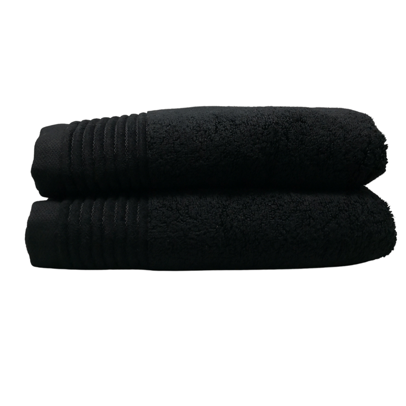 bySKAGEN Håndklæde Juliet Sort 50x100 1