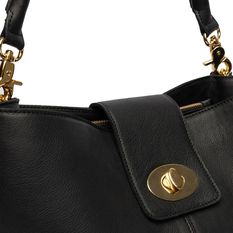 RE:DESIGNED Crossbody Carola Big Sort/Guld 5