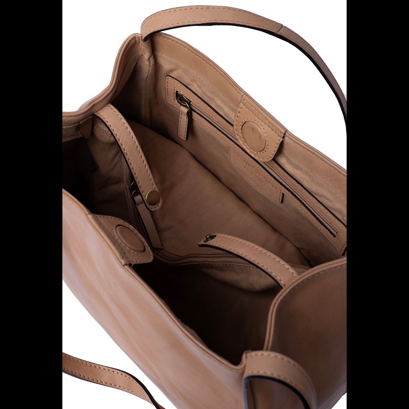 RE:DESIGNED Skuldertaske Nino Camel 7