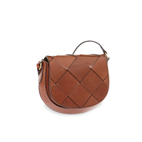 The Bridge Crossbody Bettina Intreccio Brun 1