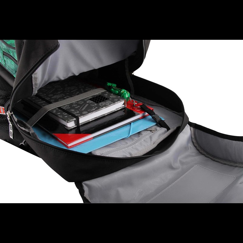 LEGO Bags Skoletaske Maxi Ninjago Grøn mønster 8