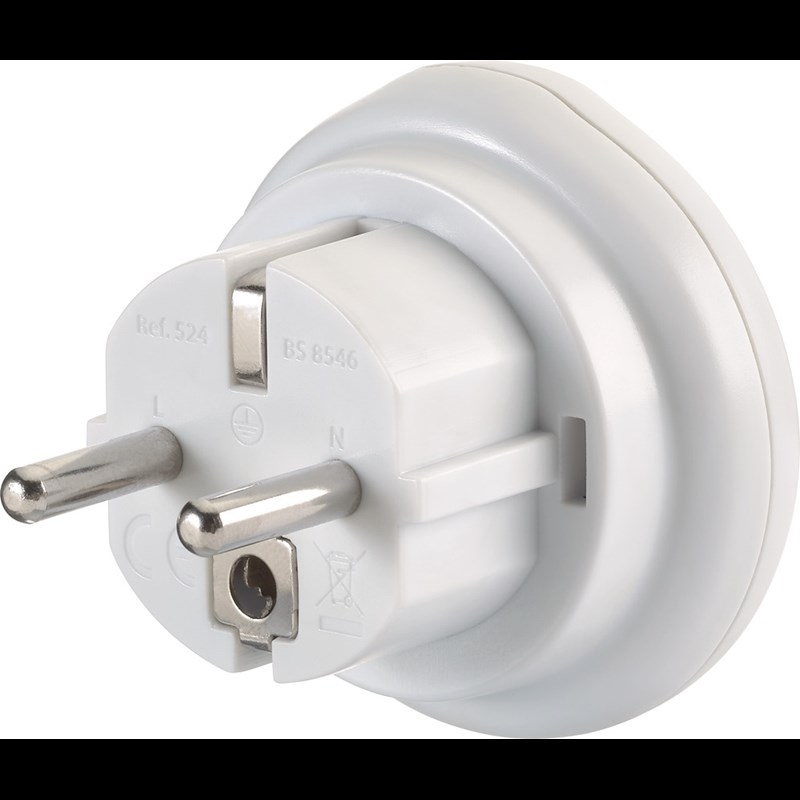 Go Travel UK-EU Adaptor Vit 3