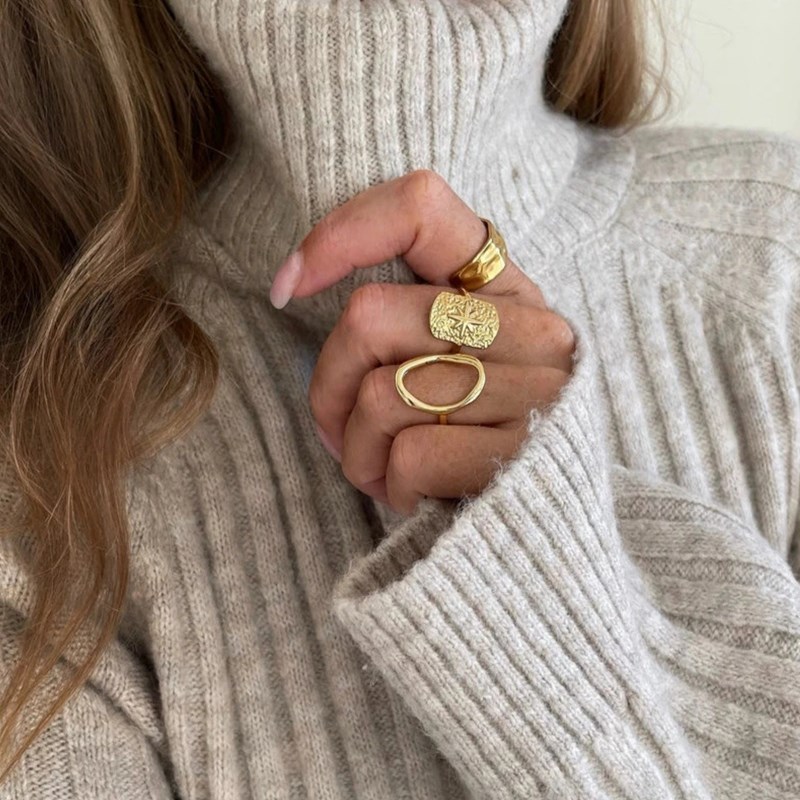 Winther Studio Ring Silvia Guld 2