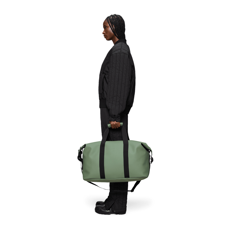 RAINS Rejsetaske Hilo Weekend Bag Bladgrøn 4