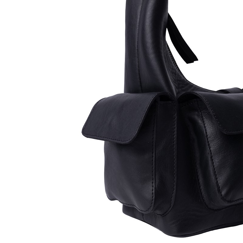 RE:DESIGNED Skuldertaske Solvej Medium Sort 4