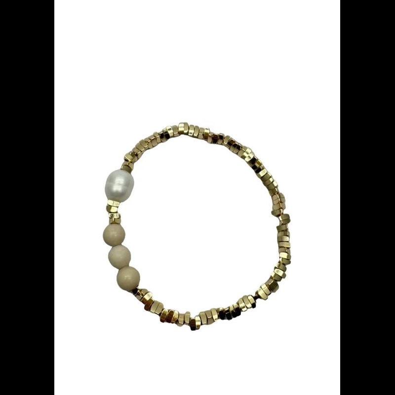 Conmé Armbånd Frida Pearl Creme