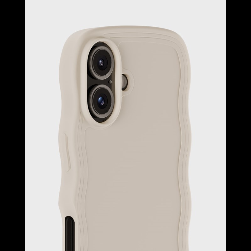 Holdit Mobilfodral Wavy Beige Iphone 16 Plus 3