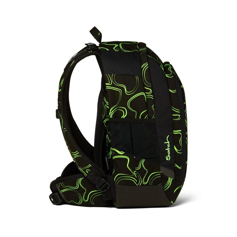 Satch Skoletaske Air Green Supreme Grøn mønster 4