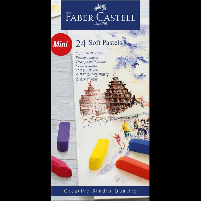 Faber-Castell Mjuka pastellkritor 24 st. Multi 1