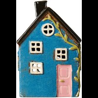 Ib Laursen Fyrfadsstage Hus Nyhavn Blå 1