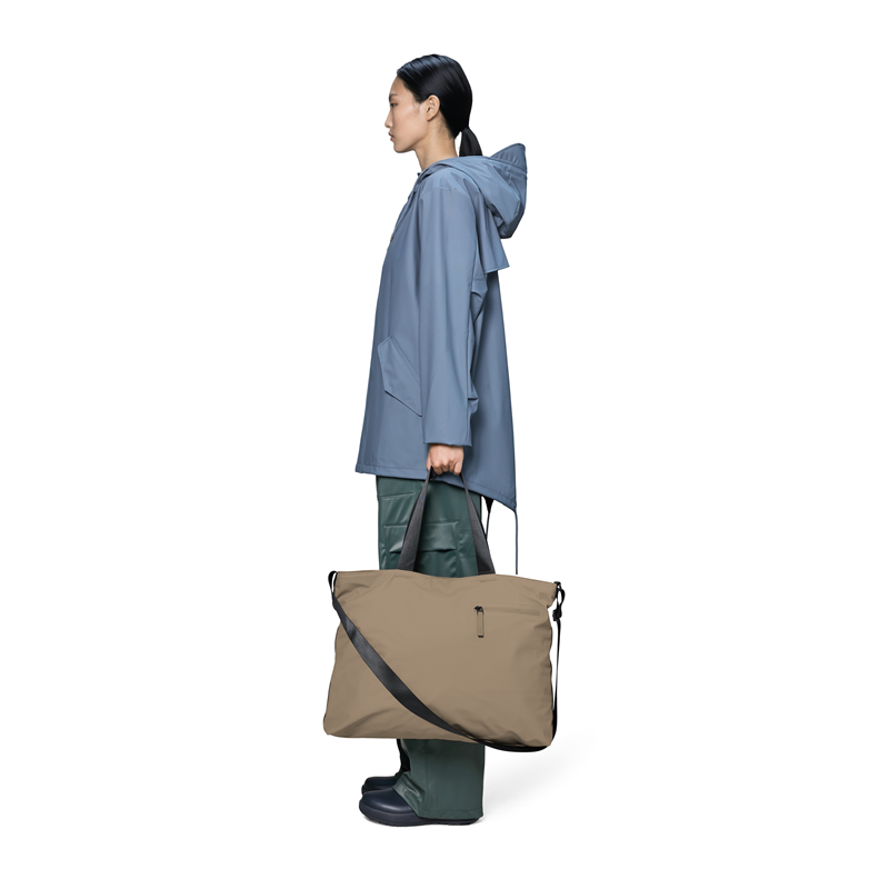 RAINS Axelväska Messenger Tote Dash Beige 2