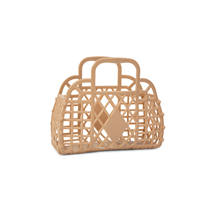 Sun Jellies Handväska Retro Basket Mini Beige 1