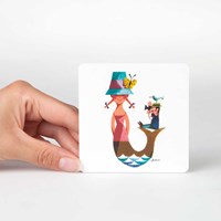 Antoni Legacy Drikkebrik Den lille Havfruen Hvid/Navy