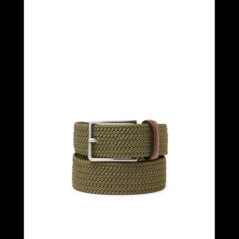 Saddler Herrebælte Marstrand Khaki grøn 80 Cm