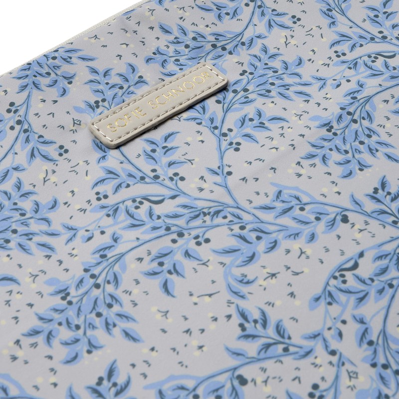 Sofie Schnoor Computer sleeve Blå blomma 14" 4