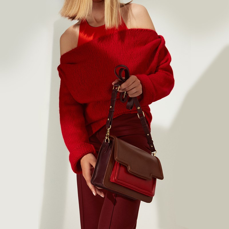 Belsac Crossbody Nede Röd/Röd 2