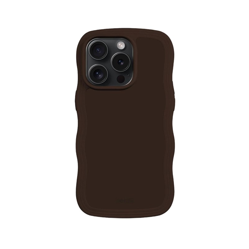 Holdit Mobilcover Wavy Brun Iphone 15 Pro 1