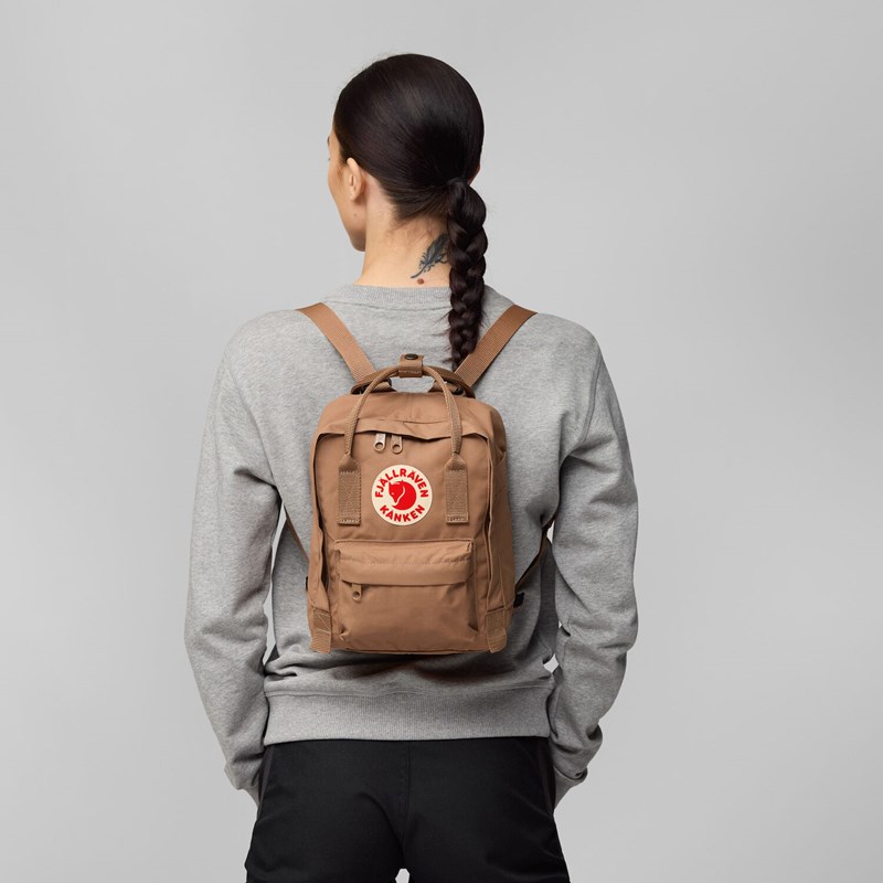 Fjällräven Ryggsäck Kånken Mini Khaki 5