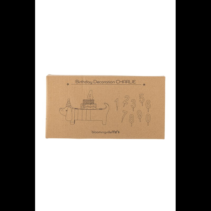 Bloomingville Fødselsdagstog Charlie Brun/Beige 4