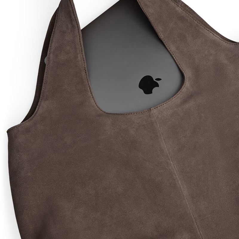 MARKBERG Shopper LaurineMBG Suede Brun/brun 14" 2