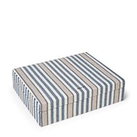 DAY ET Smykkeskrin Day Stripes Large Beige/blå 1
