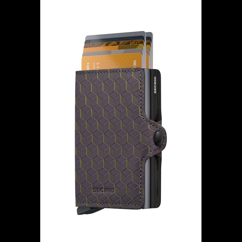 Secrid Twinwallet Optical  Grå/gul 2