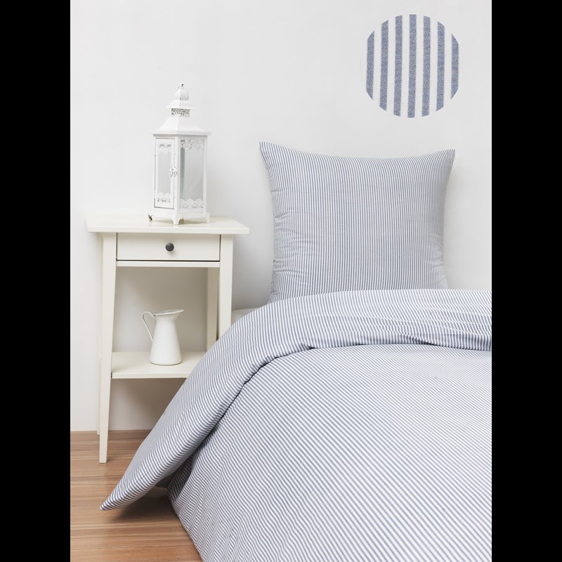 bySKAGEN Sengetøj Mille  Hvid/Navy 140x200 2