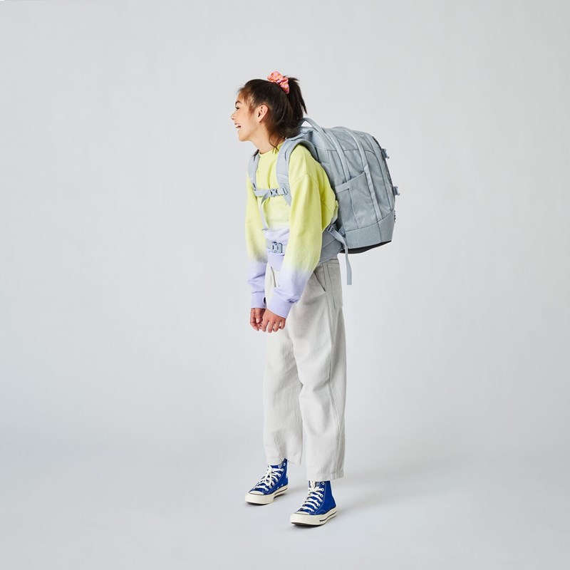 Satch Skoletaskesæt Washed Blue Lyseblå 11