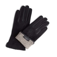 MARKBERG Damhandske Abigail Suede Svart Str 7,5 1