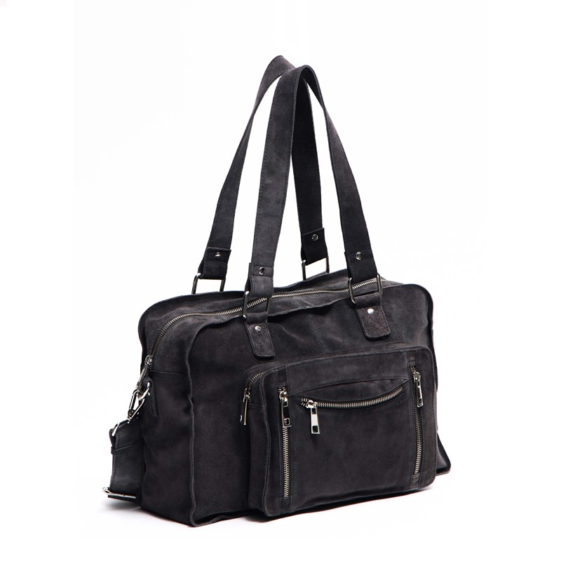 Núnoo Skuldertaske Mille new suede Sort 5