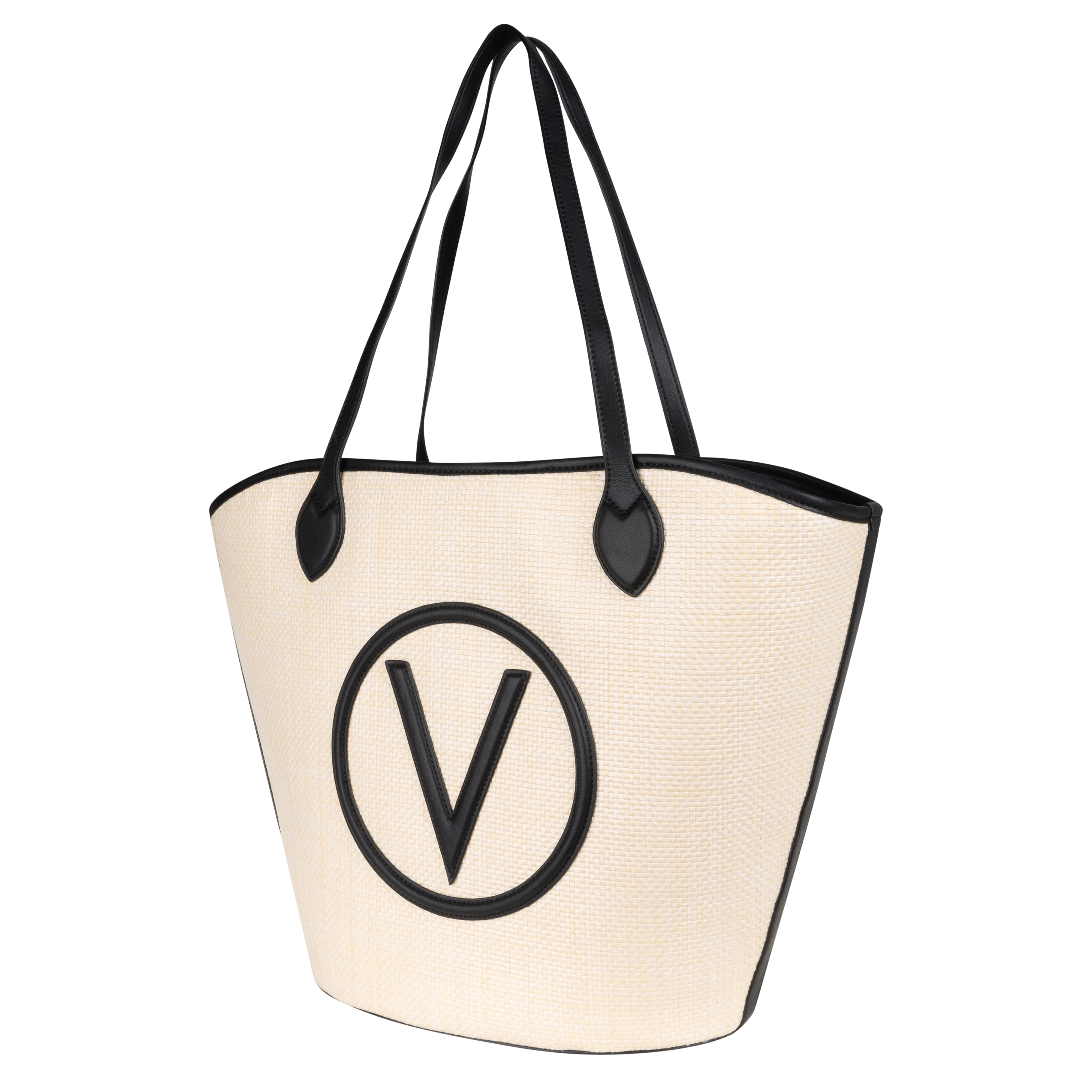 Valentino Covent Borsa Shopper Donna - Colore Naturale/Verde, Taglia Unica