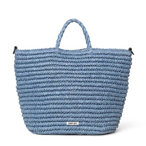 DAY ET Strandtaske Day Summer Straw Blå