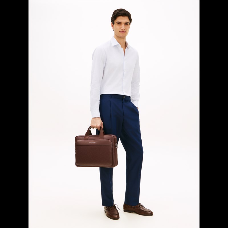 Tommy Hilfiger Computertaske Flag Brun 2