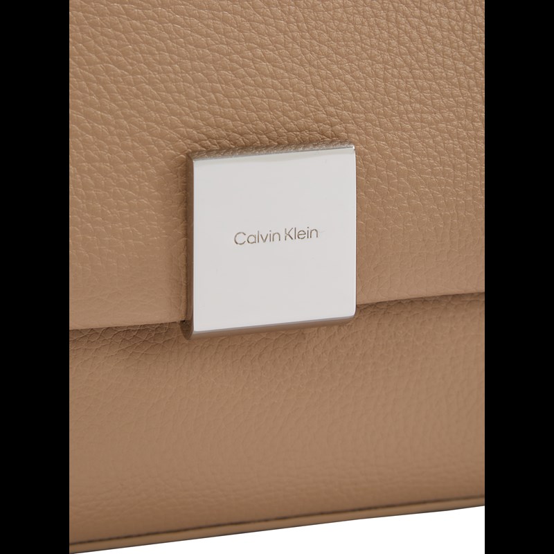 Calvin Klein Axelväska Plaque Grå 5