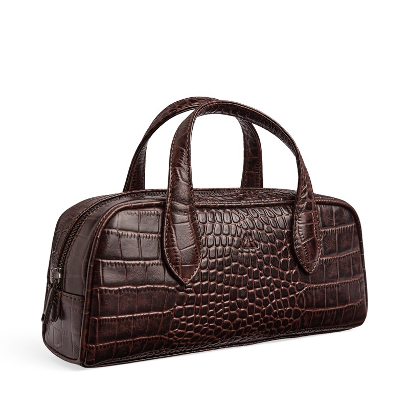 MARKBERG Håndtaske ThoraMBG Croco Brown Croco 3
