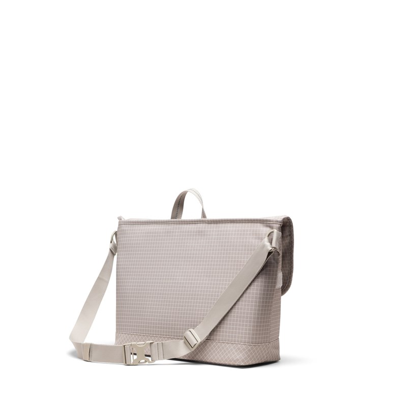 Herschel Skuldertaske Messenger Cove Gråbrun 3