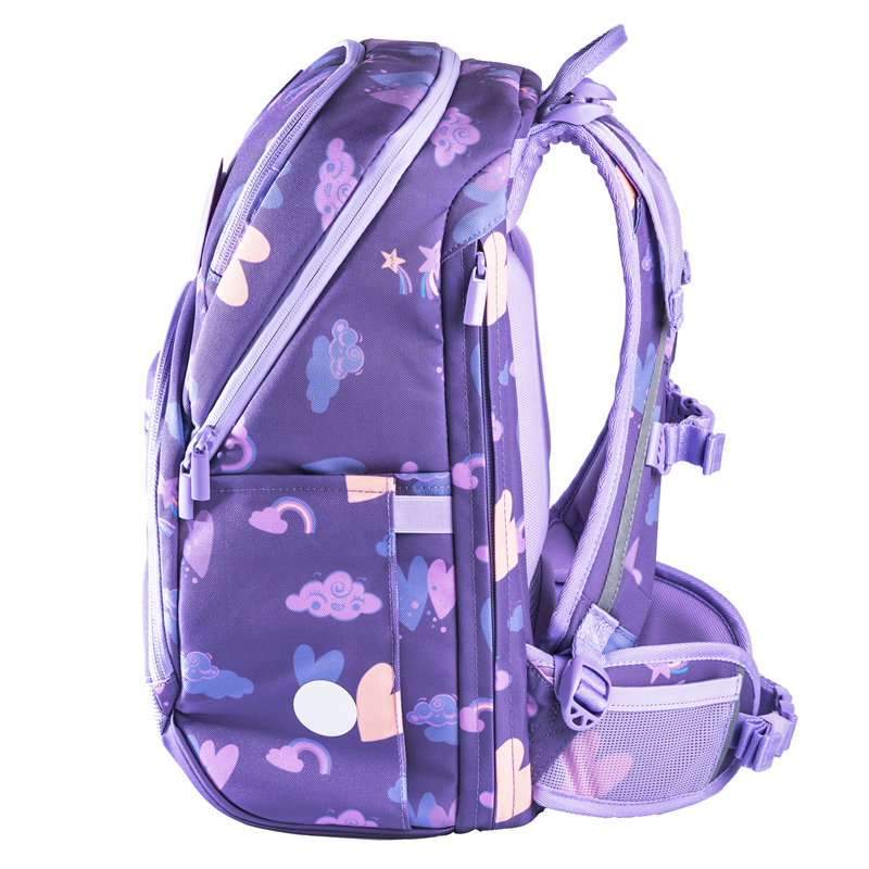 Frii of Norway Skoletaske Expand Unicorn Lilla 2