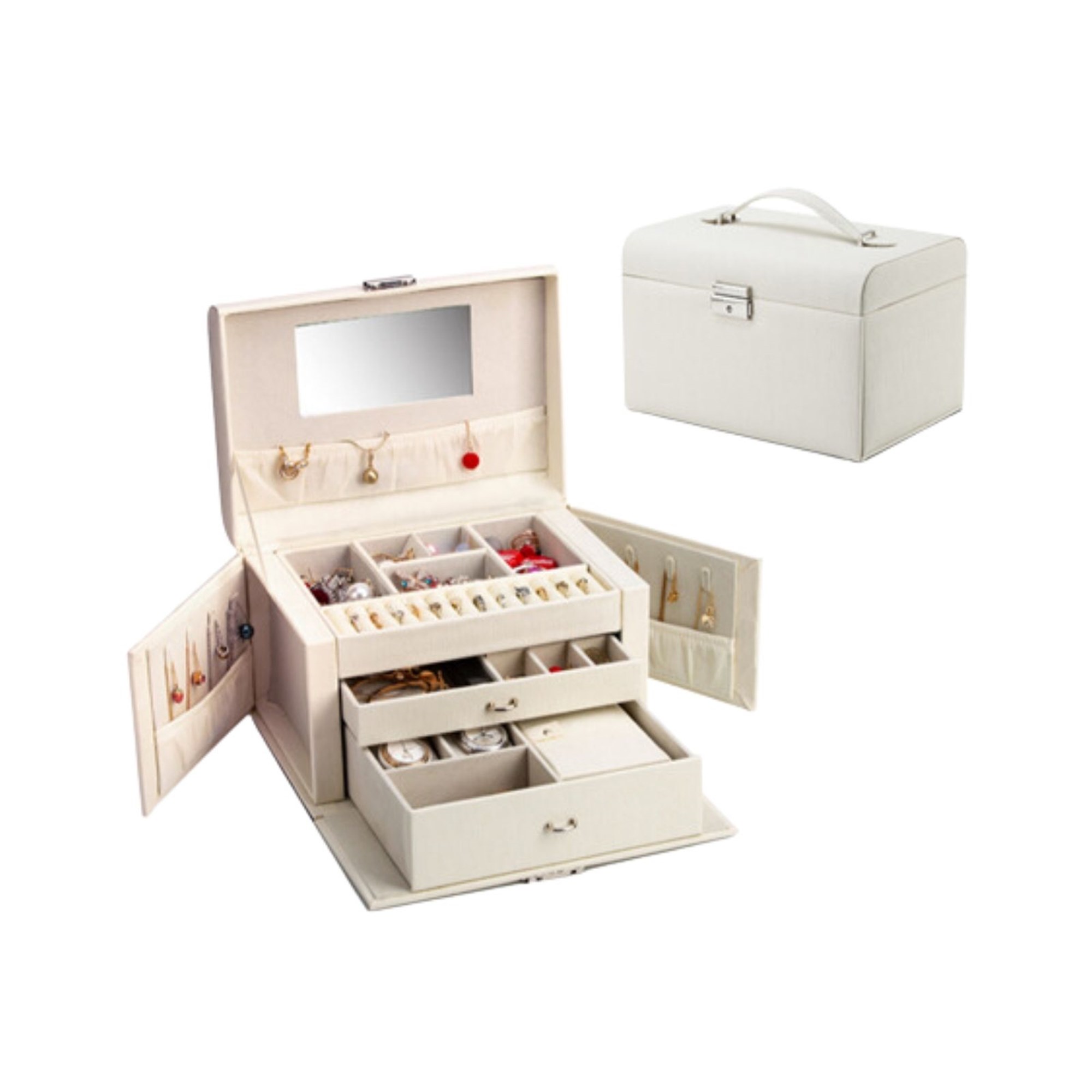 UNIQ Smykkeskrin XL m/20 rum