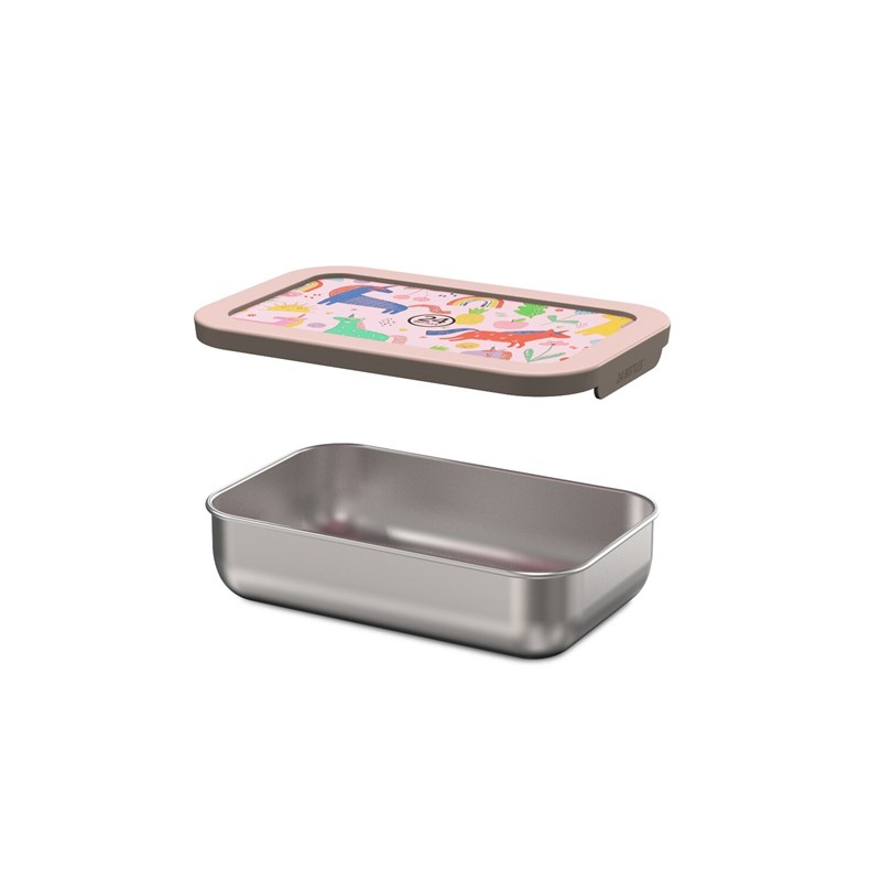 24Bottles Snack box Pink mønstret 2