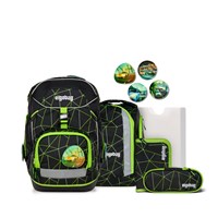 Ergobag Skolväskeset Pack CyBear Race Svart/Grön 1