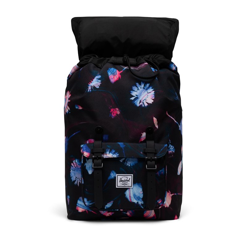 Herschel Rygsæk Little America Sort/med blomster 13" 4
